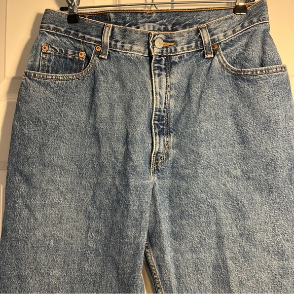 VTG Levis 550 Jeans Womens 12 S Blue  Relaxed Tapered Mom  80s Denim - Picture 5 of 12